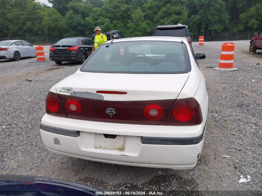 2001 Chevrolet Impala VIN: 2G1WF55E519143990 Lot: 39659103