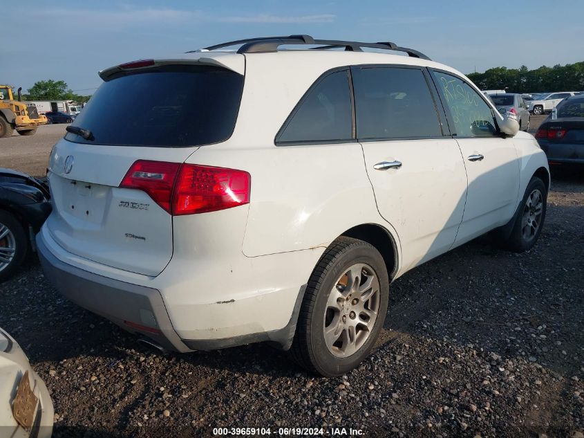 2007 Acura Mdx VIN: 2HNYD282X7H516326 Lot: 39659104