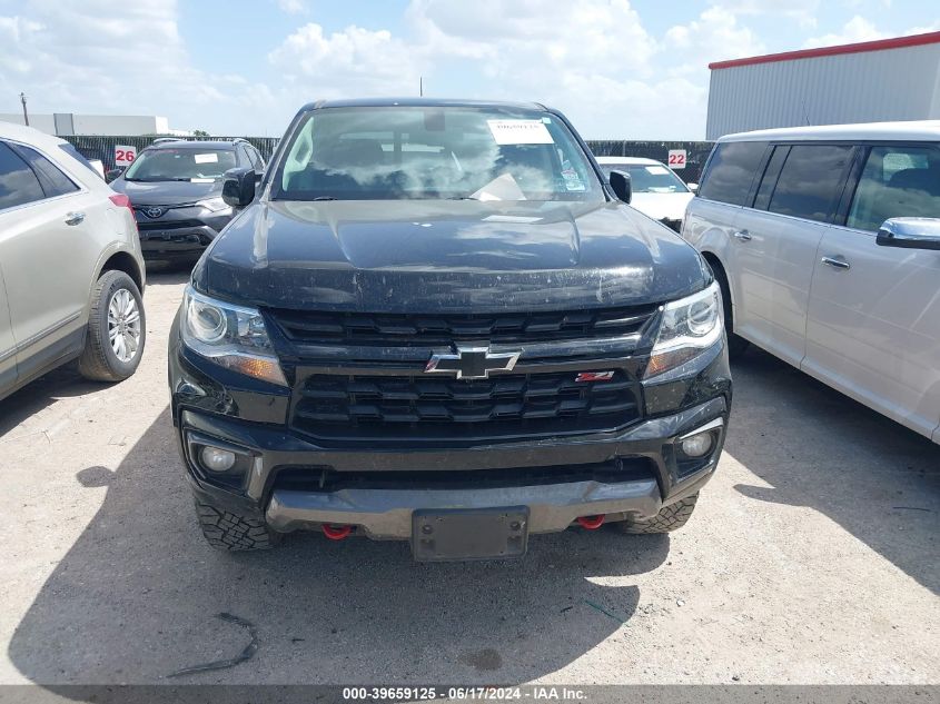 2021 Chevrolet Colorado 4Wd Short Box Z71 VIN: 1GCGTDEN0M1286594 Lot: 39659125