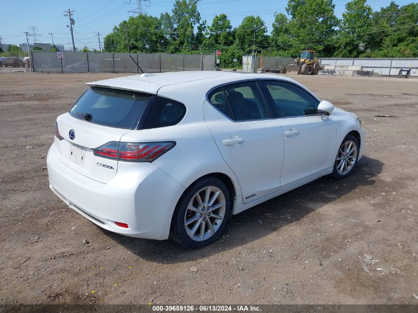 2011 Lexus Ct 200H Premium VIN: JTHKD5BH4B2043663 Lot: 39659126