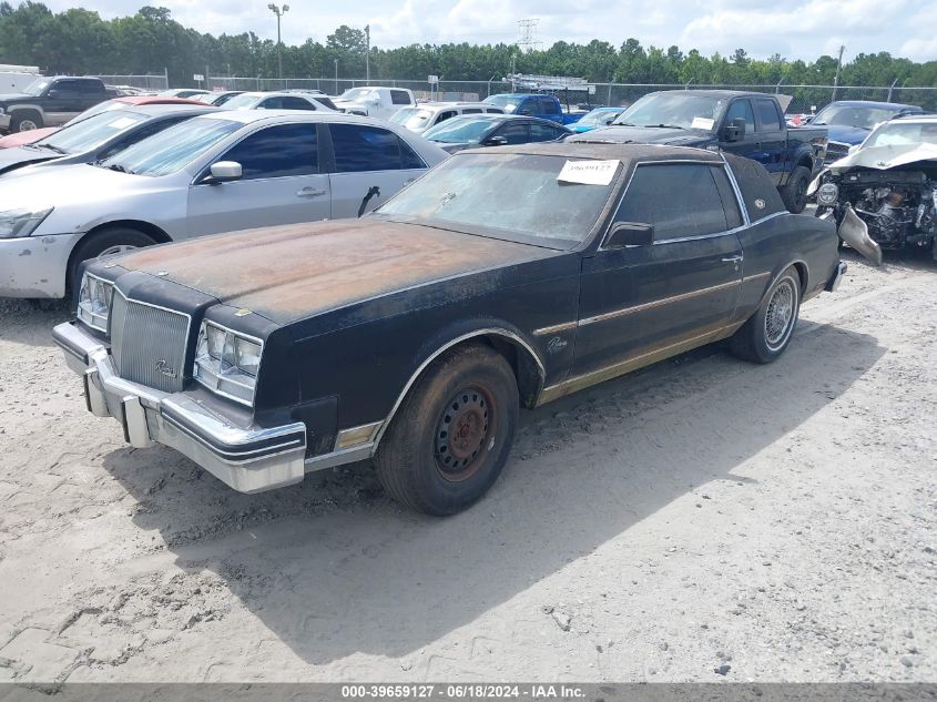 1985 Buick Riviera VIN: 1G4EZ57Y3FE434604 Lot: 39659127