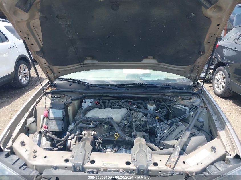 2002 Chevrolet Impala VIN: 2G1WF52E829158926 Lot: 39659159