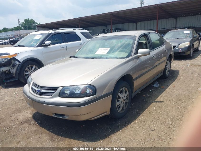 2002 Chevrolet Impala VIN: 2G1WF52E829158926 Lot: 39659159