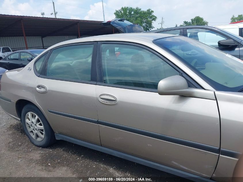 2002 Chevrolet Impala VIN: 2G1WF52E829158926 Lot: 39659159