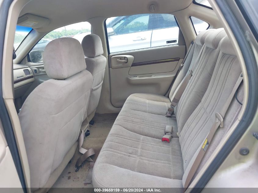 2002 Chevrolet Impala VIN: 2G1WF52E829158926 Lot: 39659159