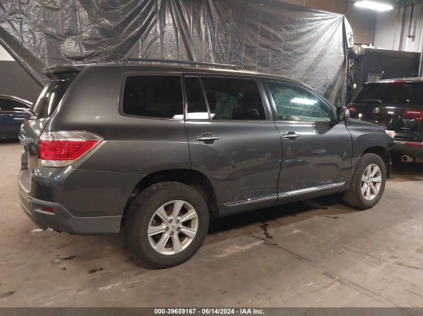 2012 Toyota Highlander Se V6 VIN: 5TDBK3EH9CS164352 Lot: 39659167