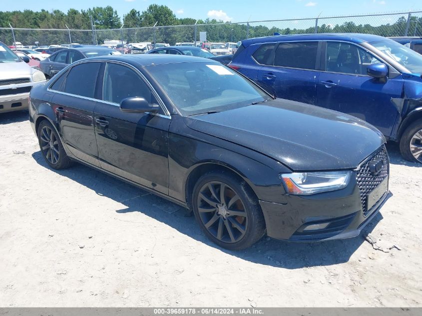 2013 Audi A4 2.0T Premium VIN: WAUFFAFL4DN041107 Lot: 39659178