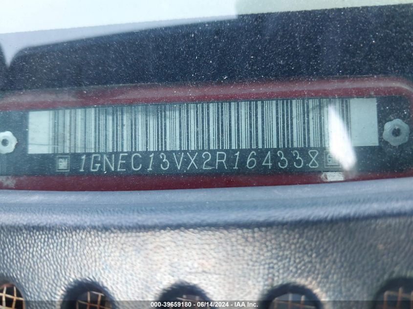 2002 Chevrolet Tahoe Ls VIN: 1GNEC13VX2R164338 Lot: 39659180
