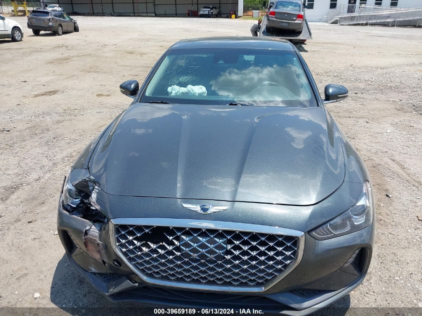 2020 Genesis G70 2.0T Rwd VIN: KMTG64LAXLU059905 Lot: 39659189