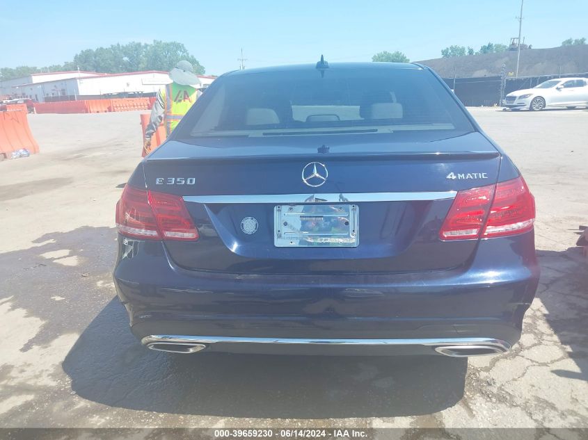 2014 Mercedes-Benz E 350 4Matic VIN: WDDHF8JB3EA795620 Lot: 39659230