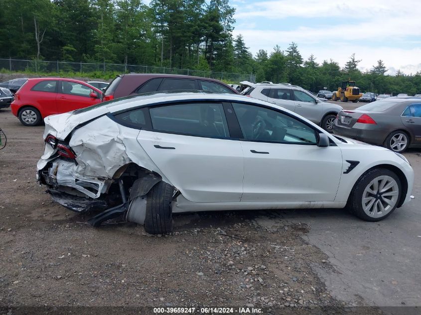 2021 Tesla Model 3 Long Range Dual Motor All-Wheel Drive VIN: 5YJ3E1EB9MF009365 Lot: 39659247