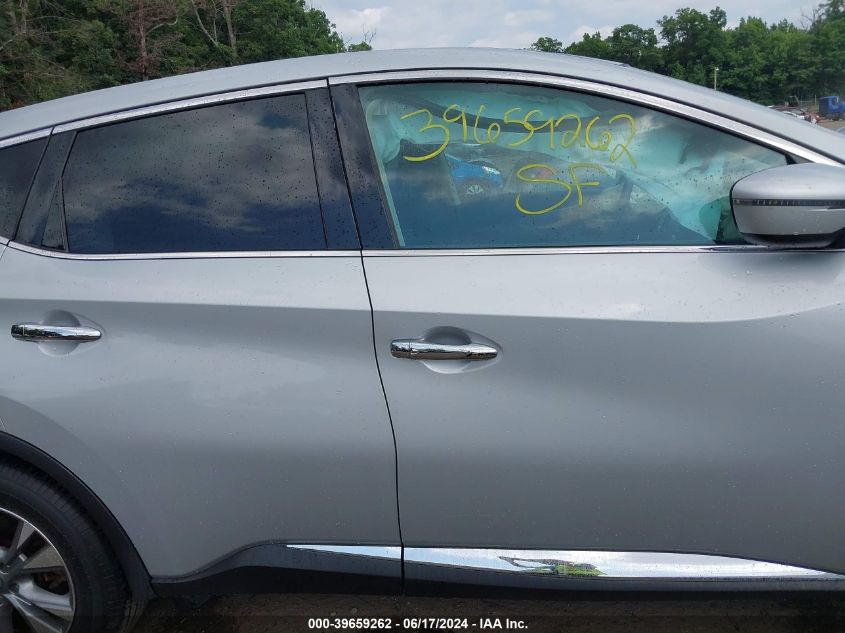 2017 Nissan Murano S VIN: 5N1AZ2MH2HN199651 Lot: 39659262