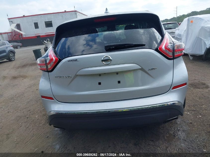 2017 Nissan Murano S VIN: 5N1AZ2MH2HN199651 Lot: 39659262