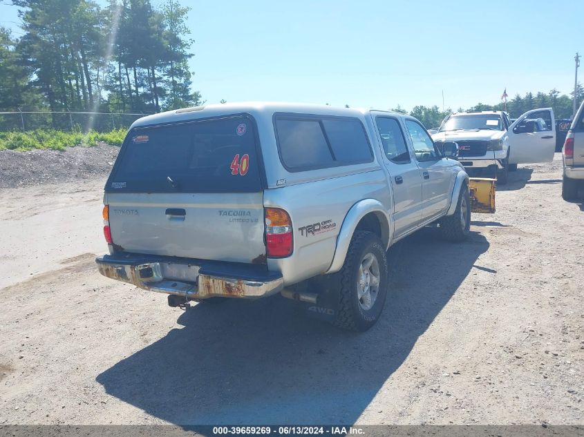 2002 Toyota Tacoma Base V6 VIN: 5TEHN72N72Z131810 Lot: 39659269