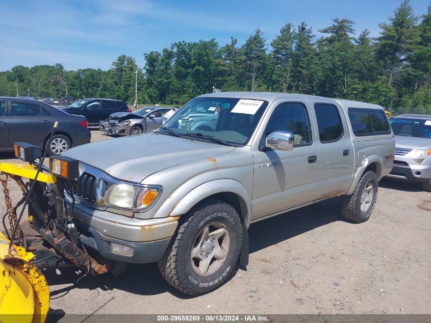 2002 Toyota Tacoma Base V6 VIN: 5TEHN72N72Z131810 Lot: 39659269