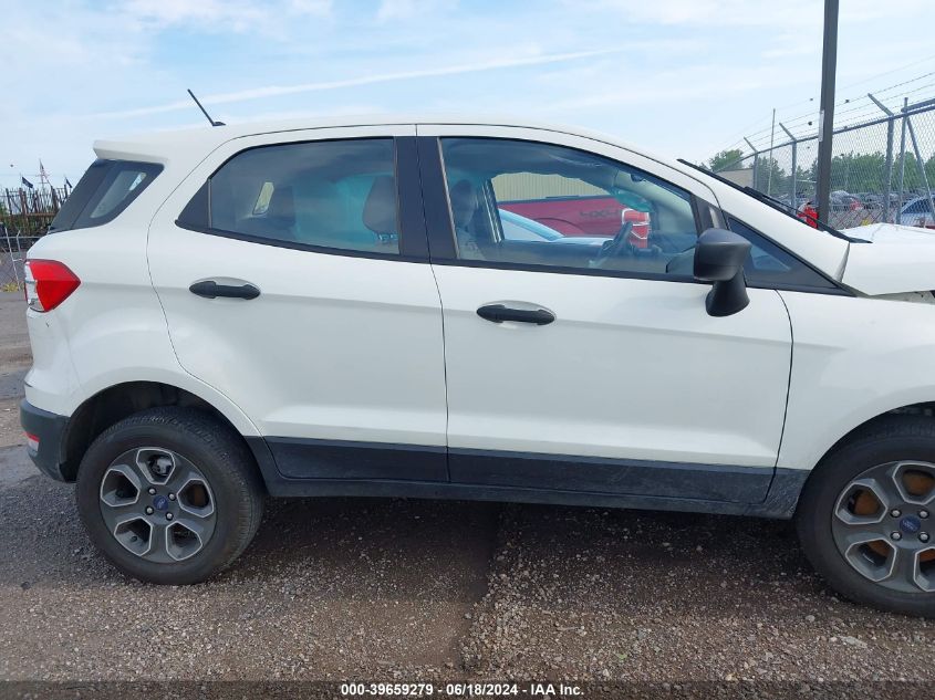 2022 Ford Ecosport S VIN: MAJ6S3FL8NC461451 Lot: 39659279