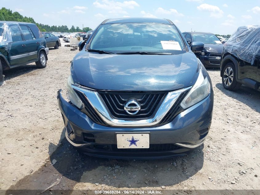 2018 Nissan Murano S VIN: 5N1AZ2MG7JN110010 Lot: 39659284