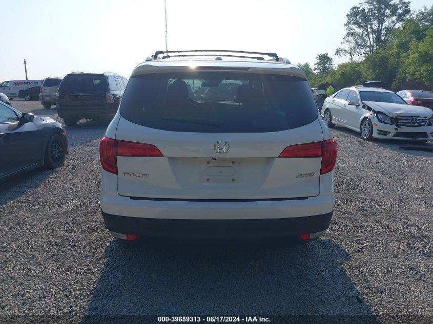 2018 Honda Pilot Ex-L VIN: 5FNYF6H65JB015349 Lot: 39659313