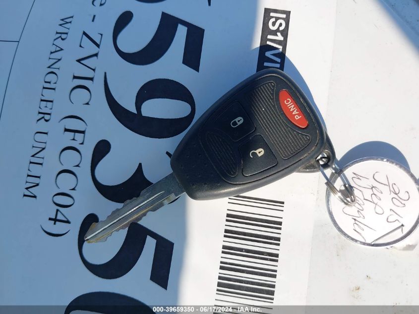 2015 Jeep Wrangler Unlimited Sahara VIN: 1C4BJWEG7FL596200 Lot: 39659350