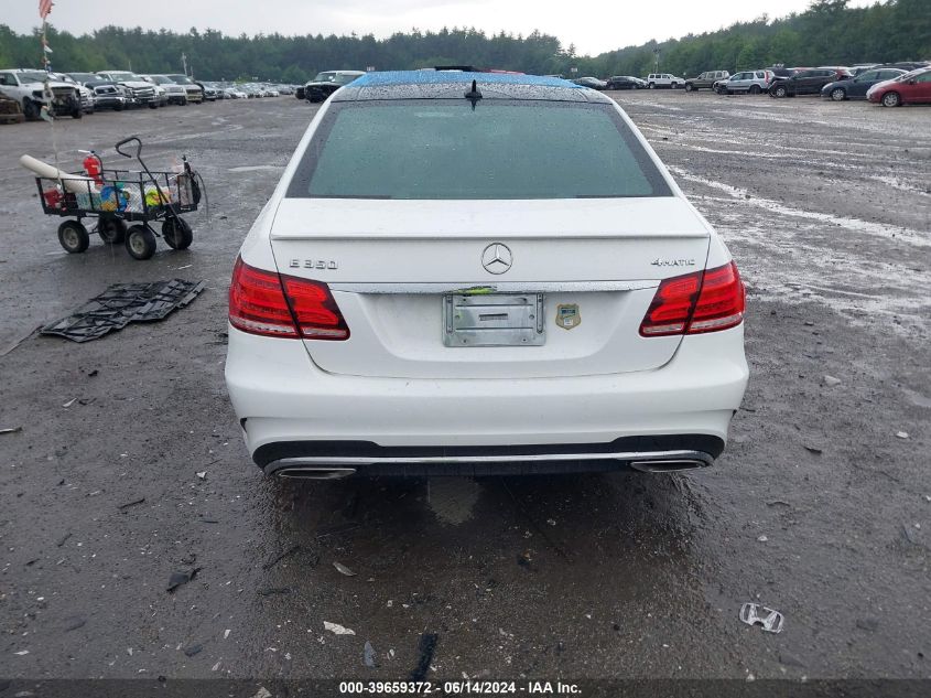 2014 Mercedes-Benz E 350 4Matic VIN: WDDHF8JB2EB020168 Lot: 39659372