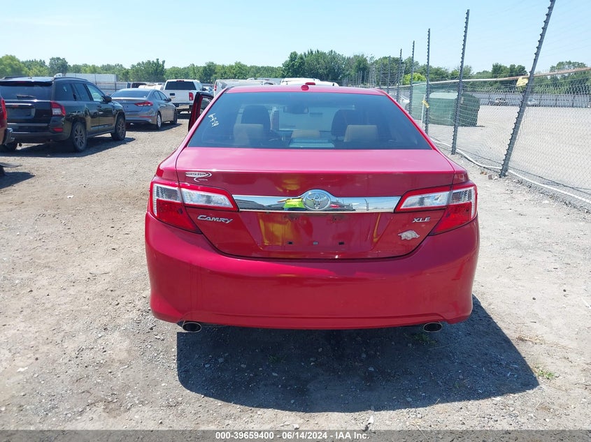 2013 Toyota Camry Xle V6 VIN: 4T1BK1FK1DU528819 Lot: 39659400