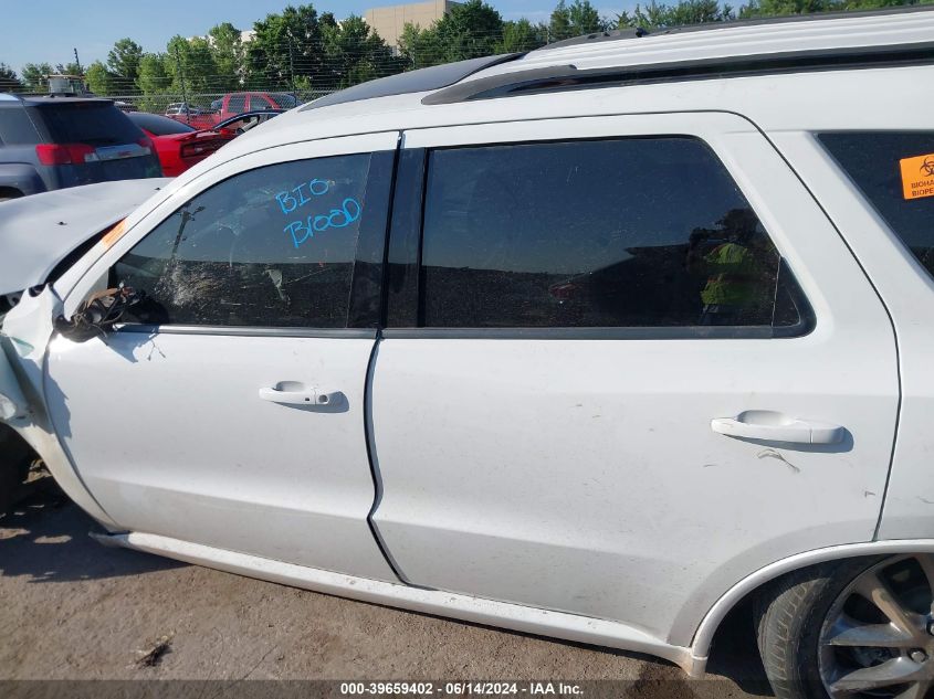 2018 Dodge Durango Gt Awd VIN: 1C4RDJDG9JC415794 Lot: 39659402