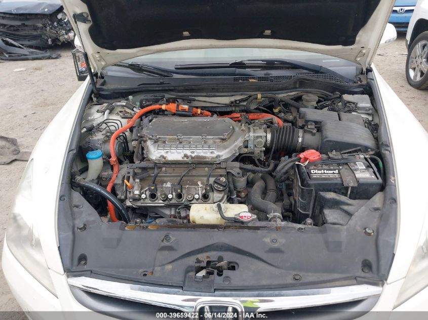 2006 Honda Accord Hybrid VIN: JHMCN36496C002782 Lot: 39659422