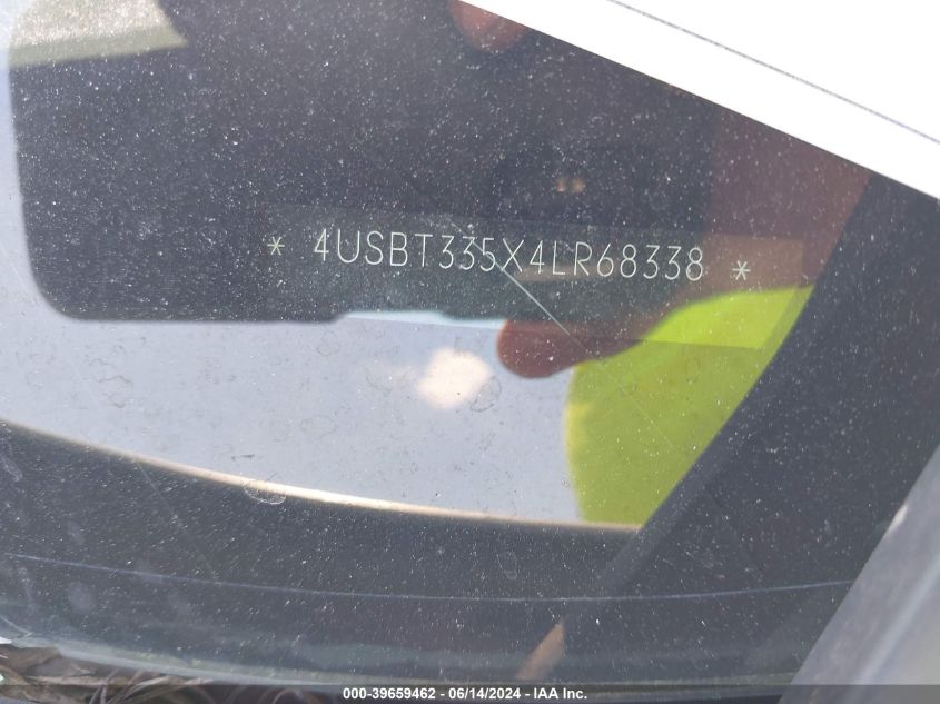 2004 BMW Z4 2.5I VIN: 4USBT335X4LR68338 Lot: 39659462