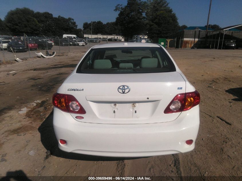 2010 Toyota Corolla Le VIN: JTDBU4EE1AJ079943 Lot: 39659496