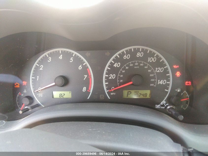 2010 Toyota Corolla Le VIN: JTDBU4EE1AJ079943 Lot: 39659496