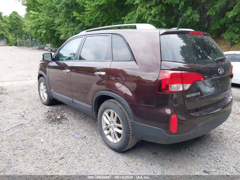 2015 KIA SORENTO LX - 5XYKTCA62FG639083