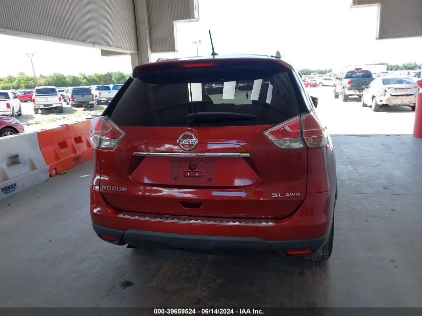 2015 Nissan Rogue S/Sl/Sv VIN: 5N1AT2MV8FC834548 Lot: 39659524