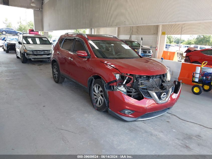 2015 Nissan Rogue S/Sl/Sv VIN: 5N1AT2MV8FC834548 Lot: 39659524