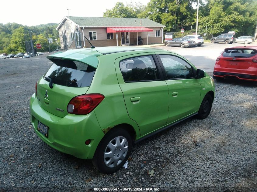 2015 Mitsubishi Mirage De VIN: ML32A3HJ6FH006354 Lot: 39659547