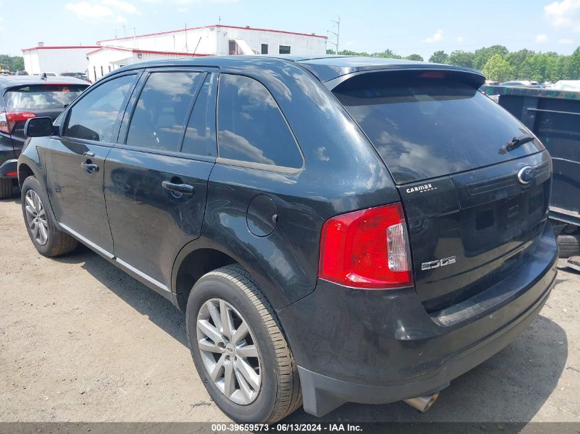 2013 Ford Edge Sel VIN: 2FMDK3JC3DBA64474 Lot: 39659573