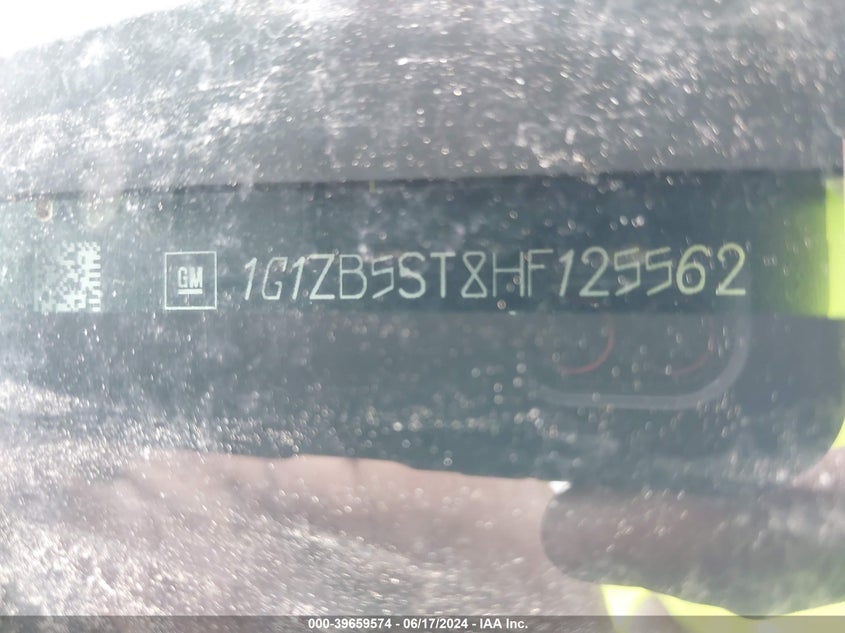2017 Chevrolet Malibu Ls VIN: 1G1ZB5ST8HF125562 Lot: 39659574