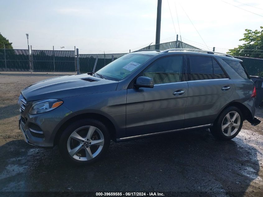 2018 Mercedes-Benz Gle 350 4Matic VIN: 4JGDA5HB3JB051754 Lot: 39659585