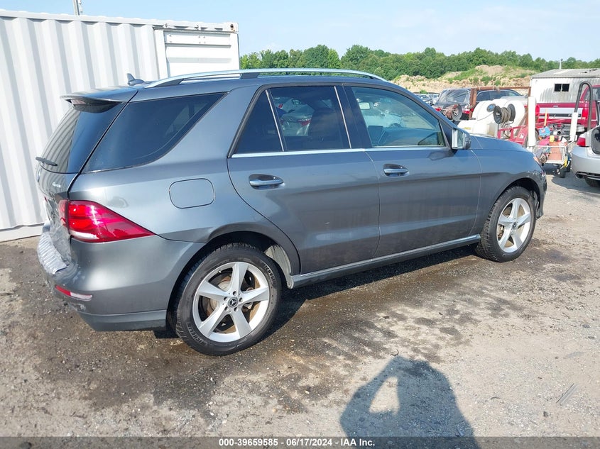 2018 Mercedes-Benz Gle 350 4Matic VIN: 4JGDA5HB3JB051754 Lot: 39659585