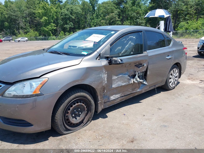 2015 Nissan Sentra Sv VIN: 3N1AB7APXFY284449 Lot: 39659622