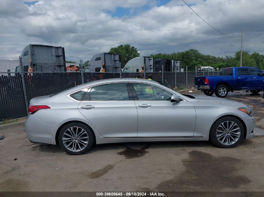 2017 Genesis G80 3.8 VIN: KMHGN4JE9HU210422 Lot: 39659645