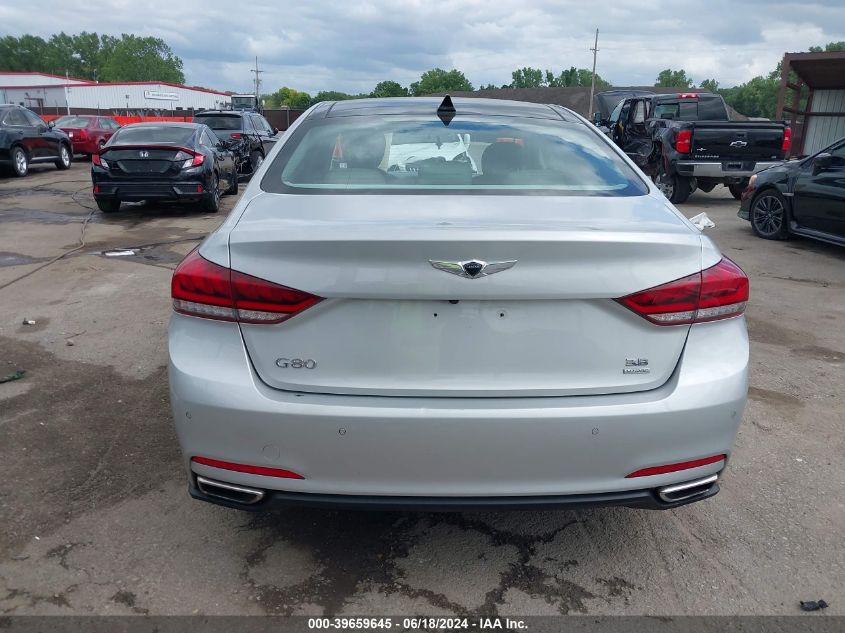 2017 Genesis G80 3.8 VIN: KMHGN4JE9HU210422 Lot: 39659645