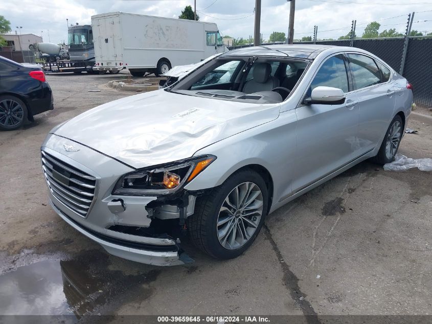 2017 Genesis G80 3.8 VIN: KMHGN4JE9HU210422 Lot: 39659645