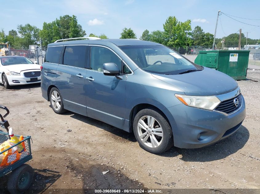 2011 Nissan Quest Sl VIN: JN8AE2KP7B9006165 Lot: 39659649