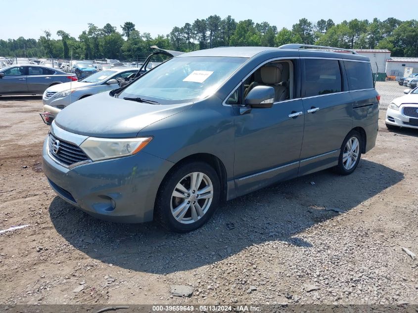 2011 Nissan Quest Sl VIN: JN8AE2KP7B9006165 Lot: 39659649