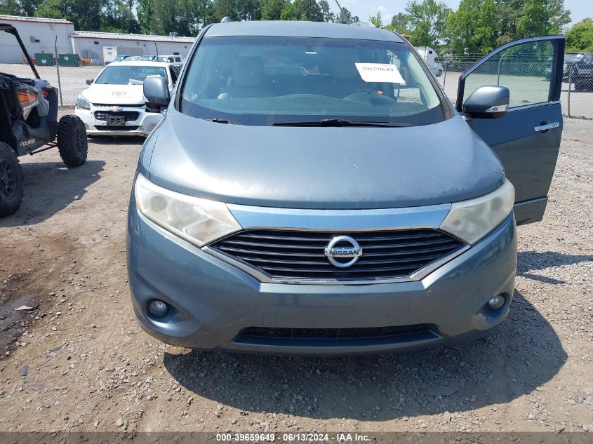 2011 Nissan Quest Sl VIN: JN8AE2KP7B9006165 Lot: 39659649