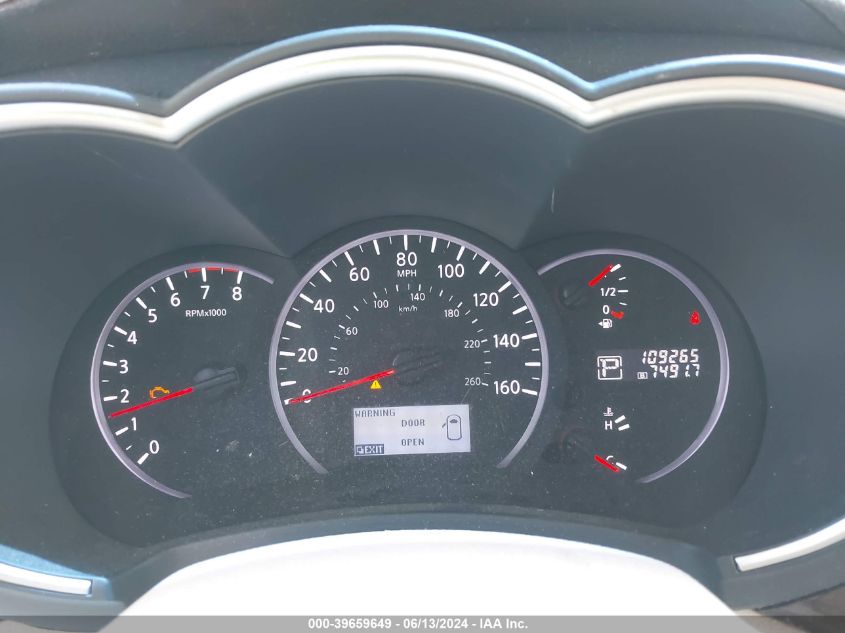 2011 Nissan Quest Sl VIN: JN8AE2KP7B9006165 Lot: 39659649