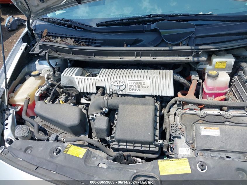 2013 Toyota Prius Two VIN: JTDKN3DU1D5663966 Lot: 39659669