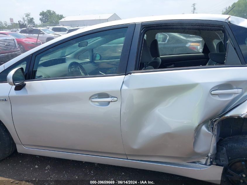 2013 Toyota Prius Two VIN: JTDKN3DU1D5663966 Lot: 39659669