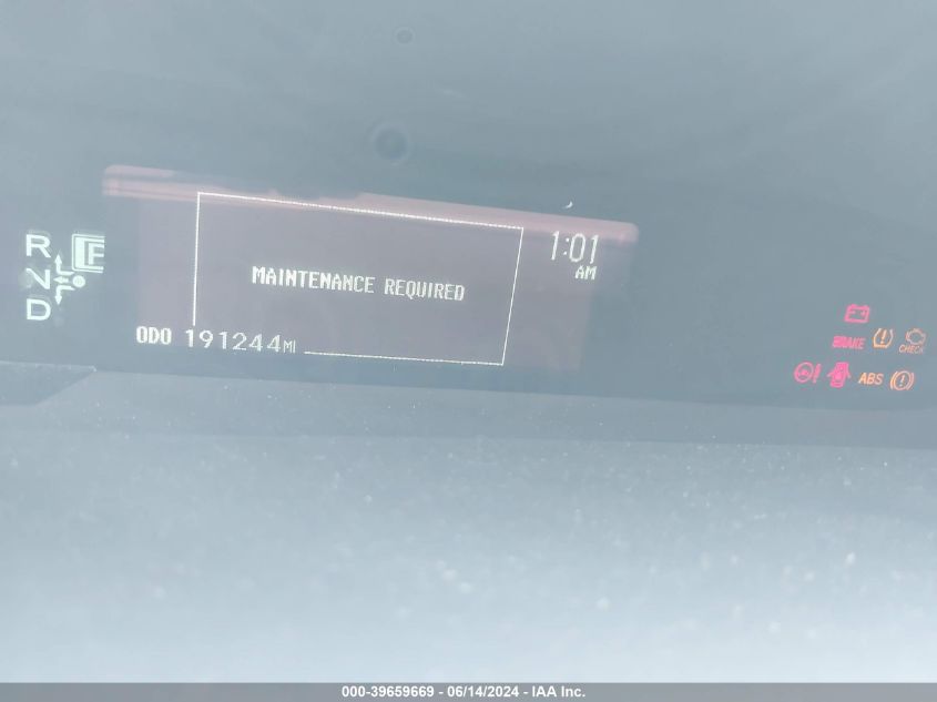 2013 Toyota Prius Two VIN: JTDKN3DU1D5663966 Lot: 39659669