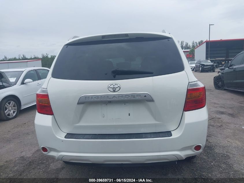 2010 Toyota Highlander Limited V6 VIN: JTEYK3EH5A2101887 Lot: 39659731